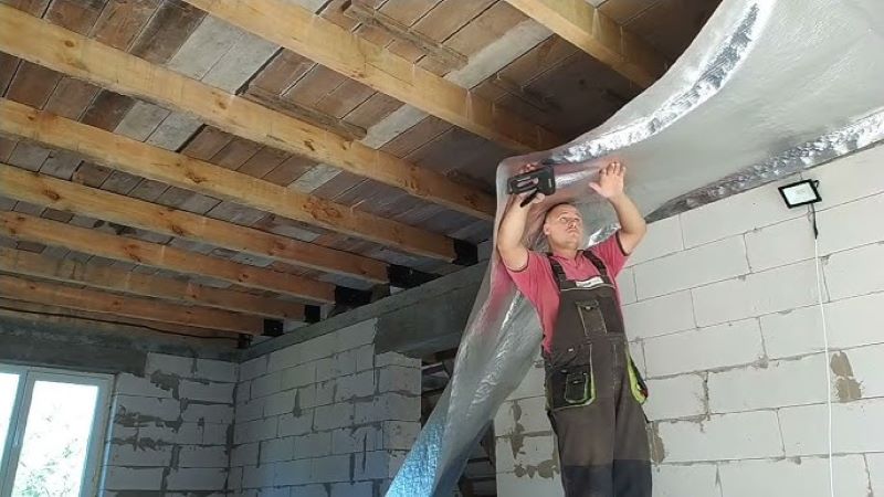 Як кріпити пароізоляцію на стелі: поради та техніка