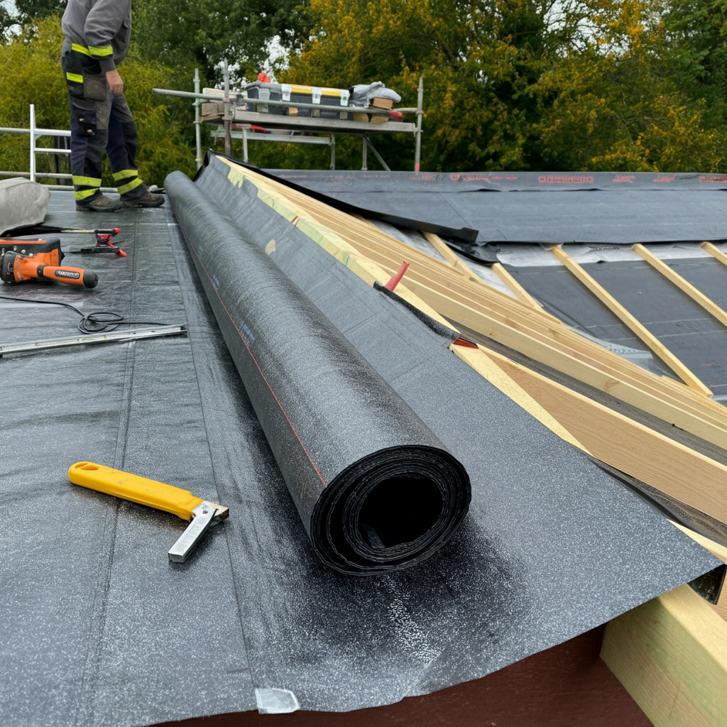 Як правильно укладати плівку на покрівлю: захист вашого дому