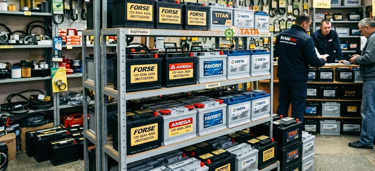 Какой выбрать аккумулятор к мотоблоку?